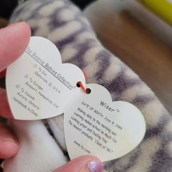 American Legion Wiser Beanie Baby. Custom Owl - Picture 4 of 5